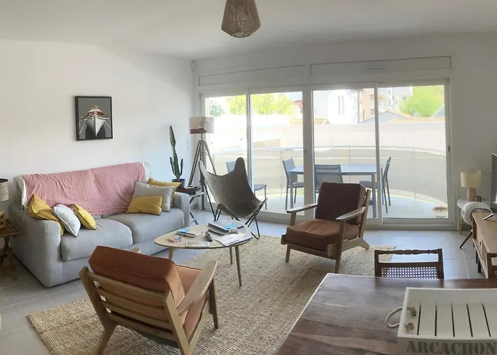 Lägenhet T3 En Centre D'arcachon, 2 Min Plage, 5 Min Gare, Balcon, Parking Securise, Wifi, Menage Inclus - Fr-1-374-193 *